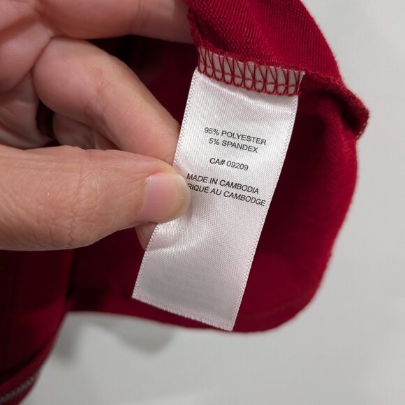 Cleo Petites Wrap Sweater with Zipper Detail Red Size XL - Picture 3 of 5